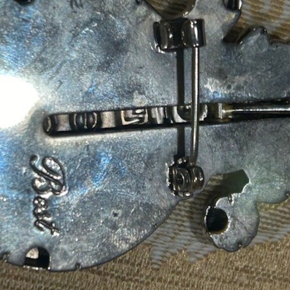 HOLIDAY🎄🎄BEST Silver Snowman Brooch Pendant - Picture 6 of 6